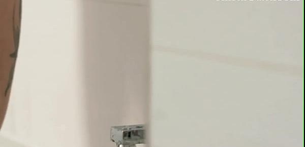 Sex line worker with sweet ink gets to quench her cum thirst as she gets ravaged roughly